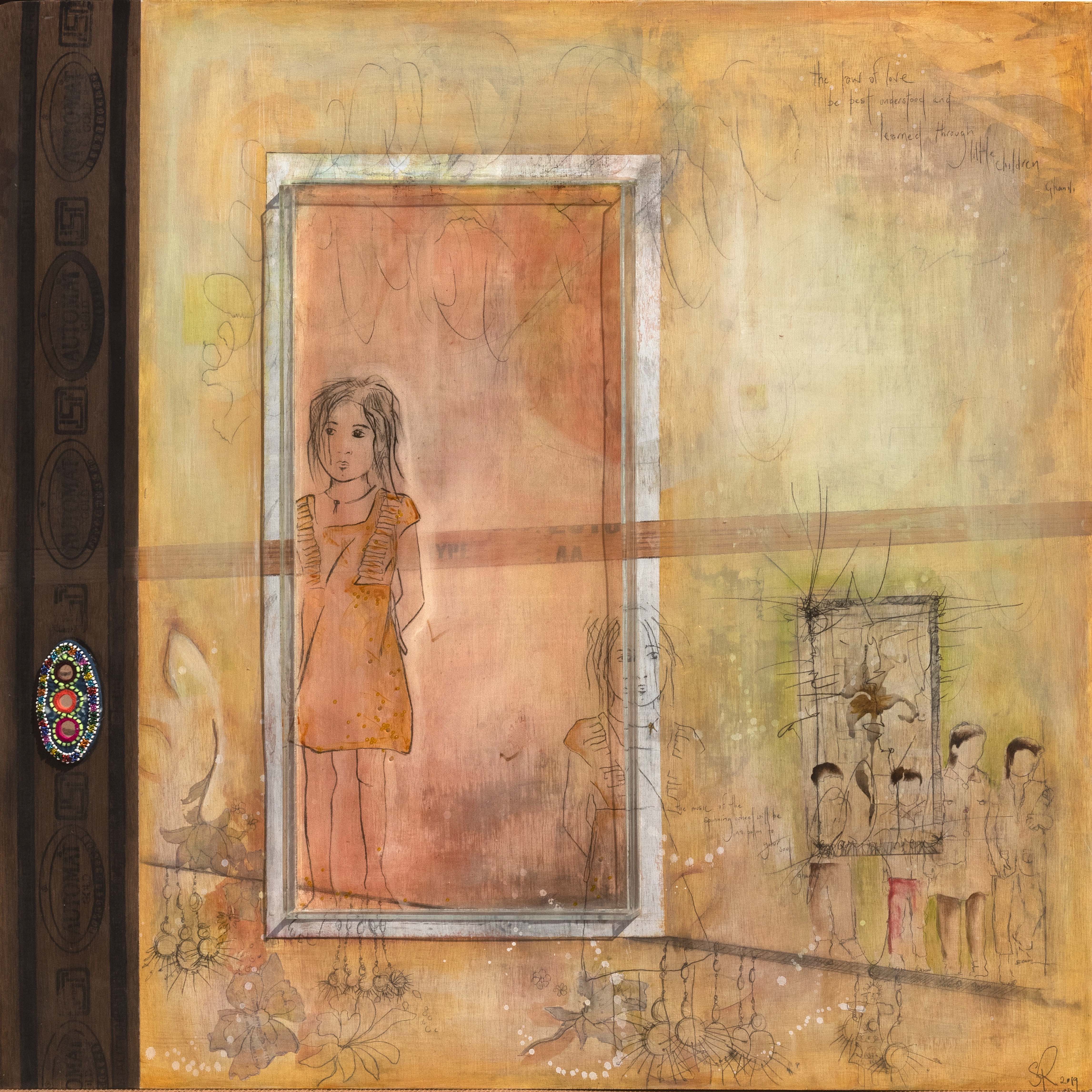 Artwork inspired by Indian women